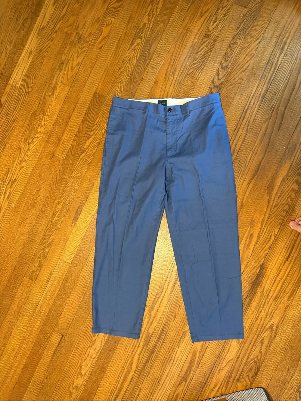 J.Crew NWT Straight-fit creased stretch cotton-blend twill trouser - 36x30